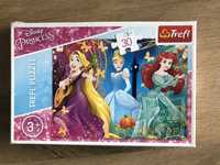 Puzzle ksiezniczki barbie 3+ 30 szt