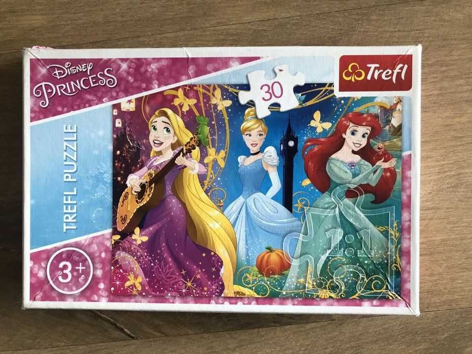 Puzzle ksiezniczki barbie 3+ 30 szt