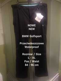 BMW  Nowe spodnie przeciwdeszczowe, Rozmiar L-XL, Pas 84-96 cm