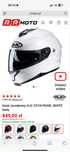 Kask szczękowy motocyklowy HJC C91N PEARL WHITE biały BLENDA