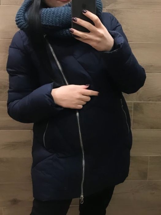 Зимова куртка синього кольору