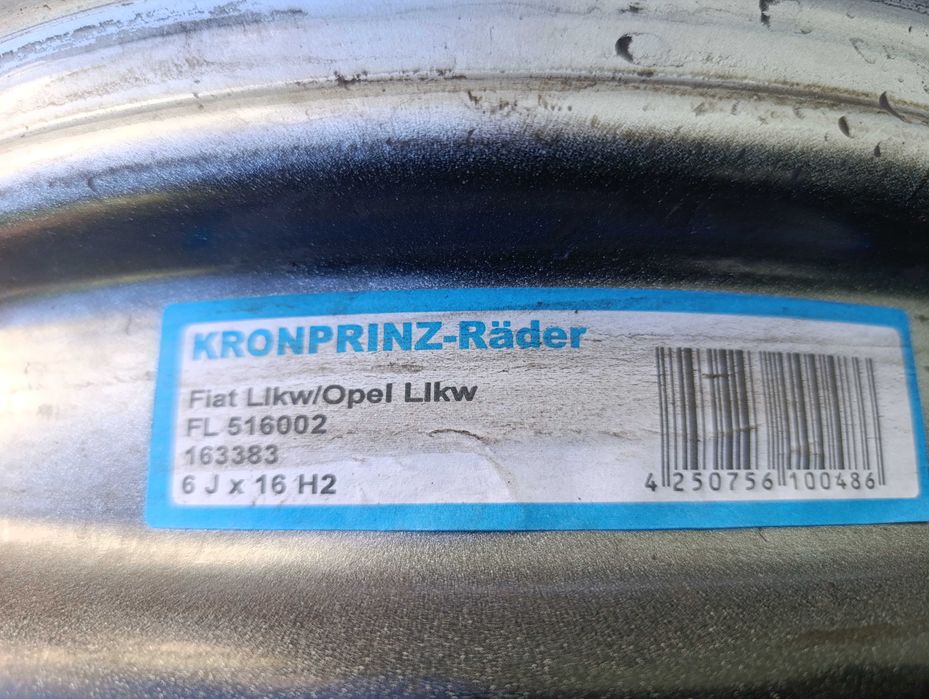 диски 5*98 R16 Fiat doblo Opel combo