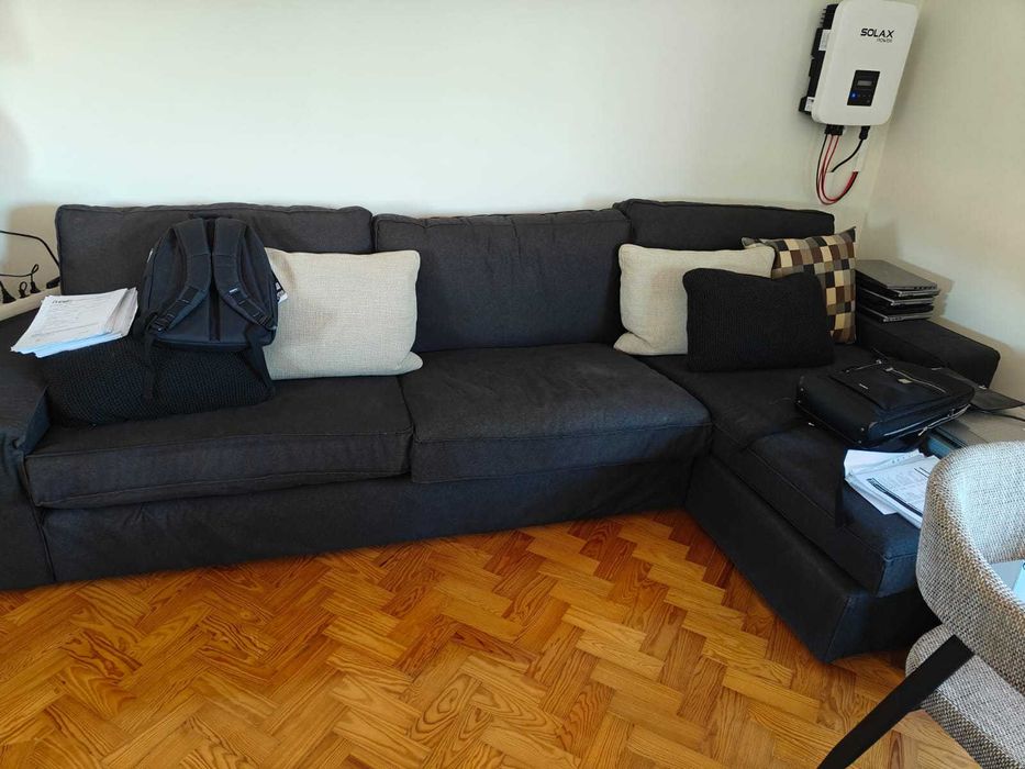 Sofá IKEIA com chaise longue - EMBALADO - Só vir buscar