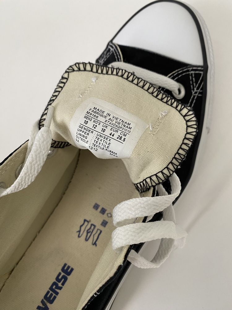 Кеди Converse All Star низькі чоловічі текстильні чорні