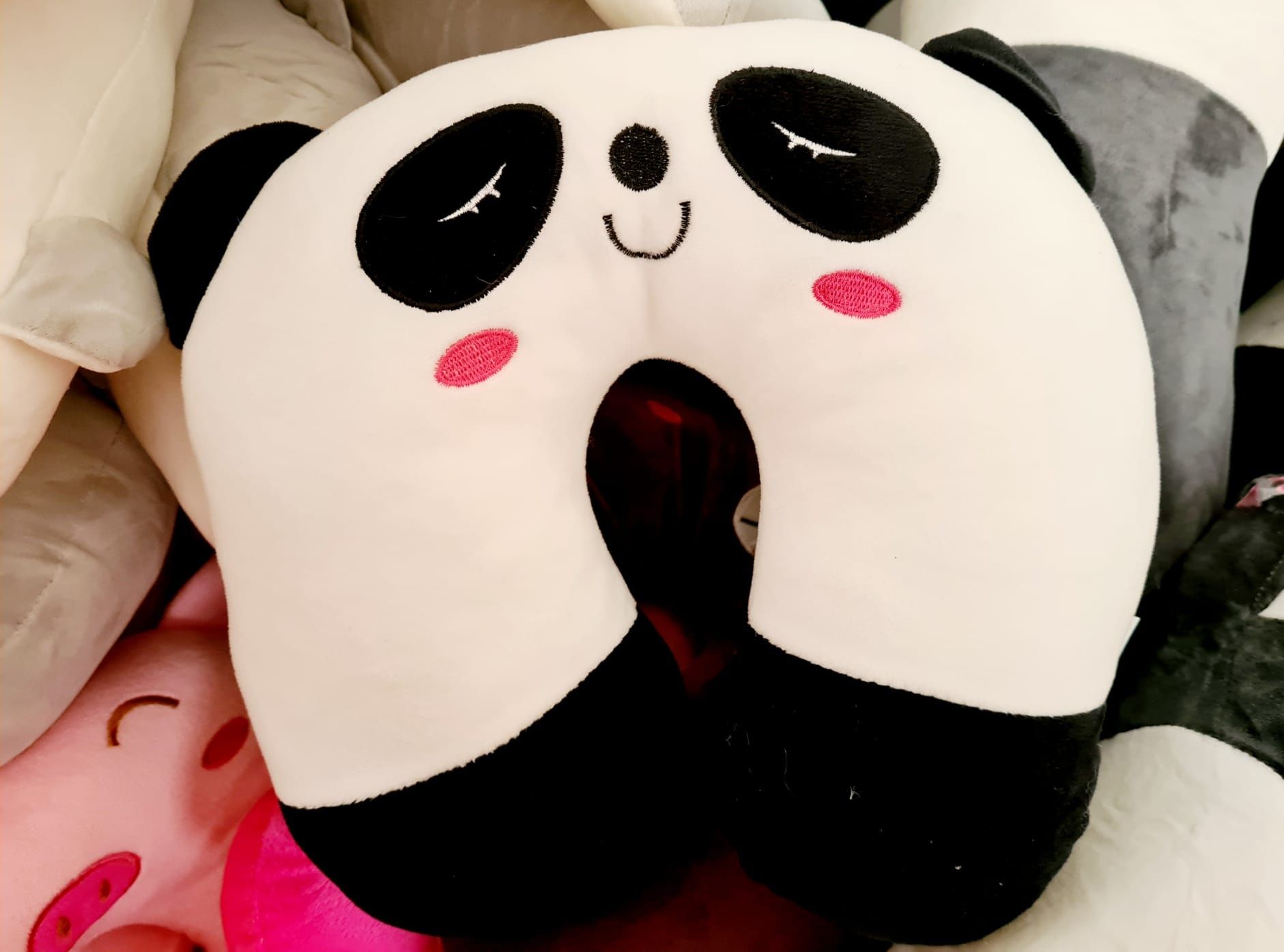 Nowa poduszka podusia rogal dla dzieci Panda