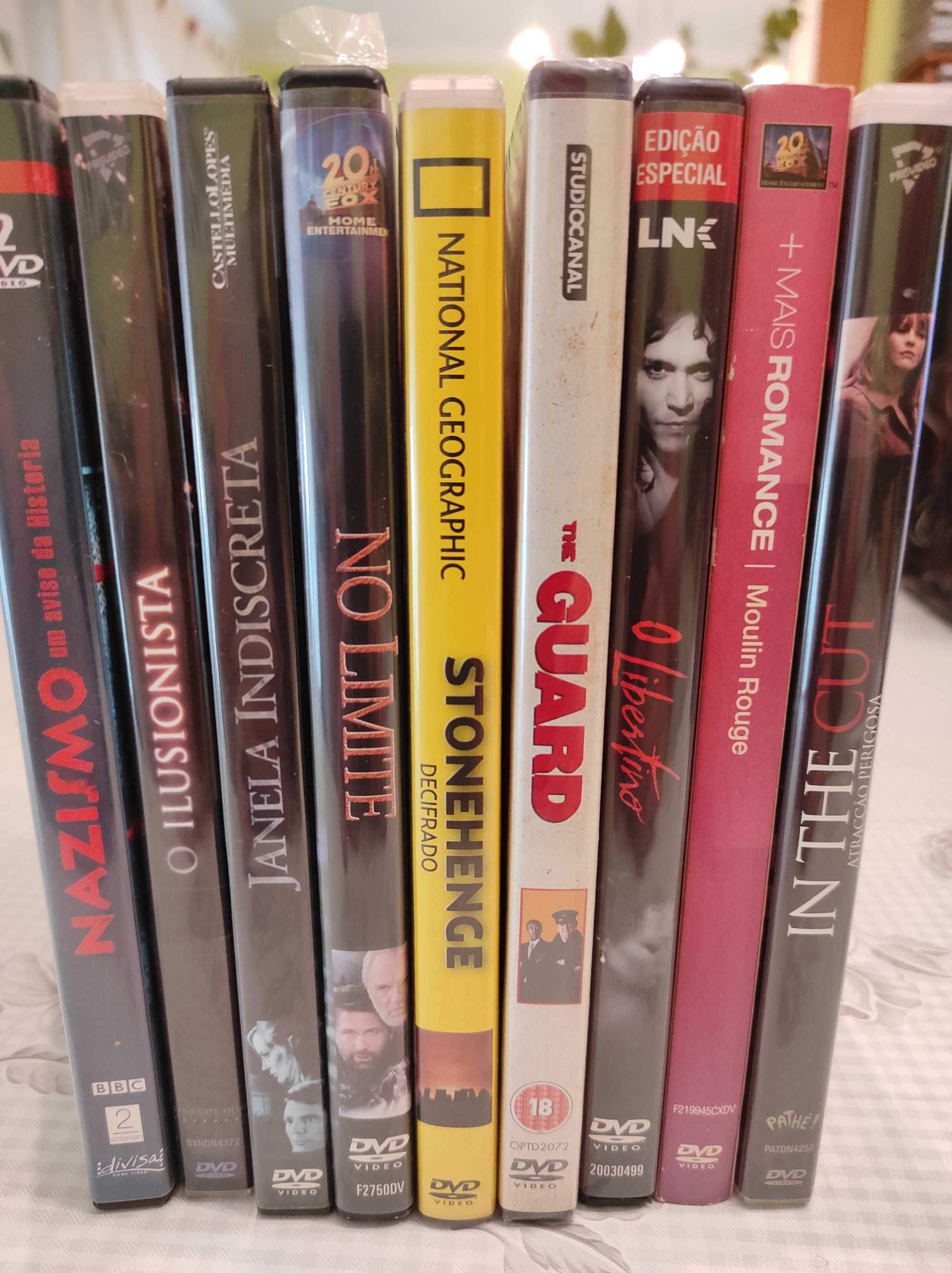 Vários filmes em DVD