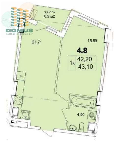 Продам 1 комн ЖК Итака! Фонтанская дорога. Дом сдан! Рядом парк