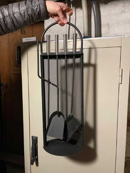 Кований набір для каміну