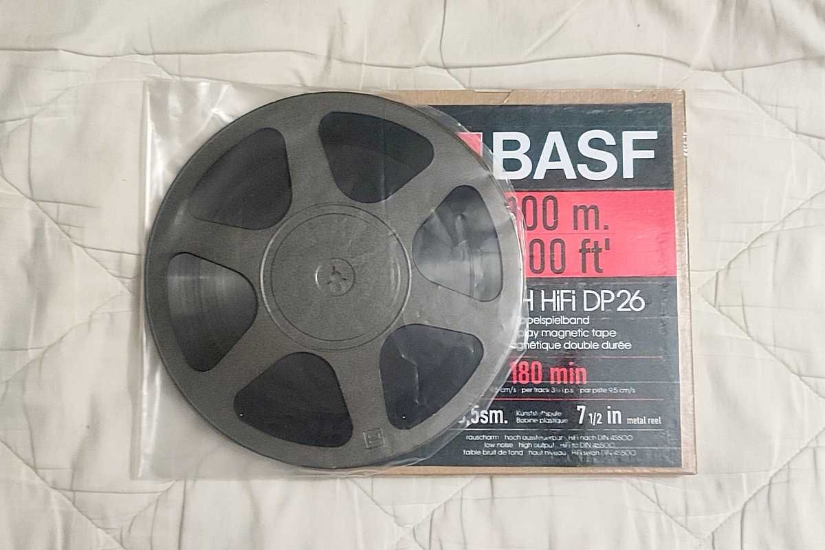 Катушка (Бобина) 27см, 10" с записью! Лента Ampex, 1100m/))