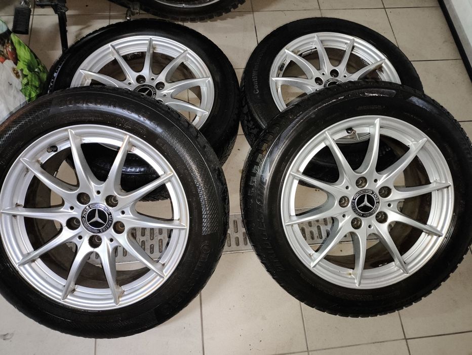 16' Zimówki Mercedes 5x112 opony 205/55 R16 C-klasa CLC