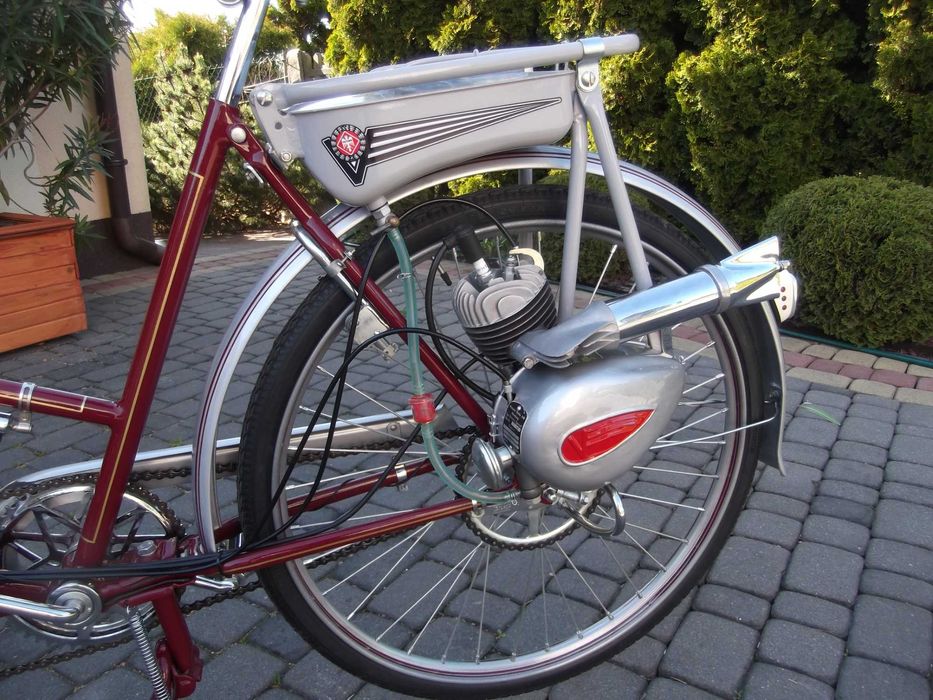 Rower zabytkowy Rixe tandem  plus silnik rowerowy Victoria Fm 38