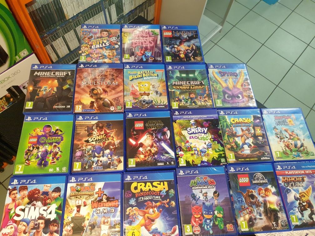 Crash, Minecraft, Spyro, Gang beasts Świat Gier Częstochowa Al NMP 28