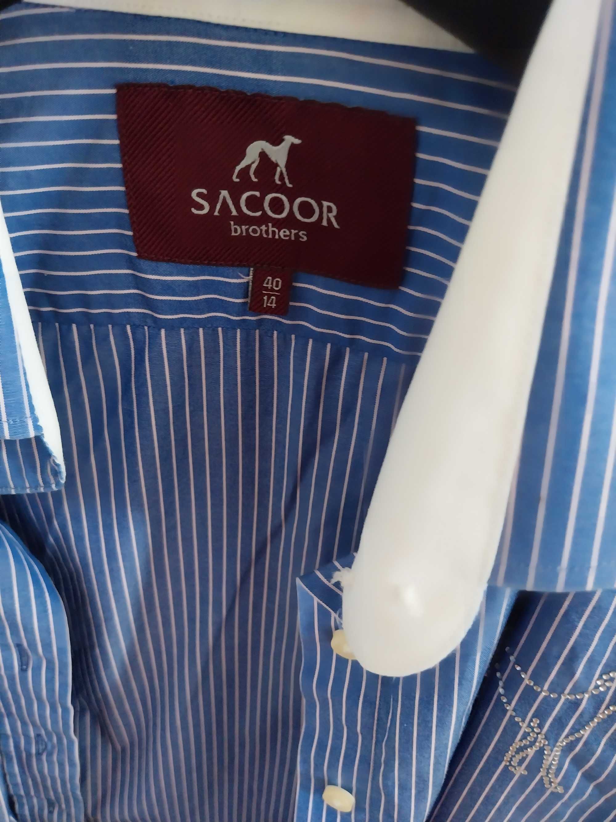 Camisa azul sacoor