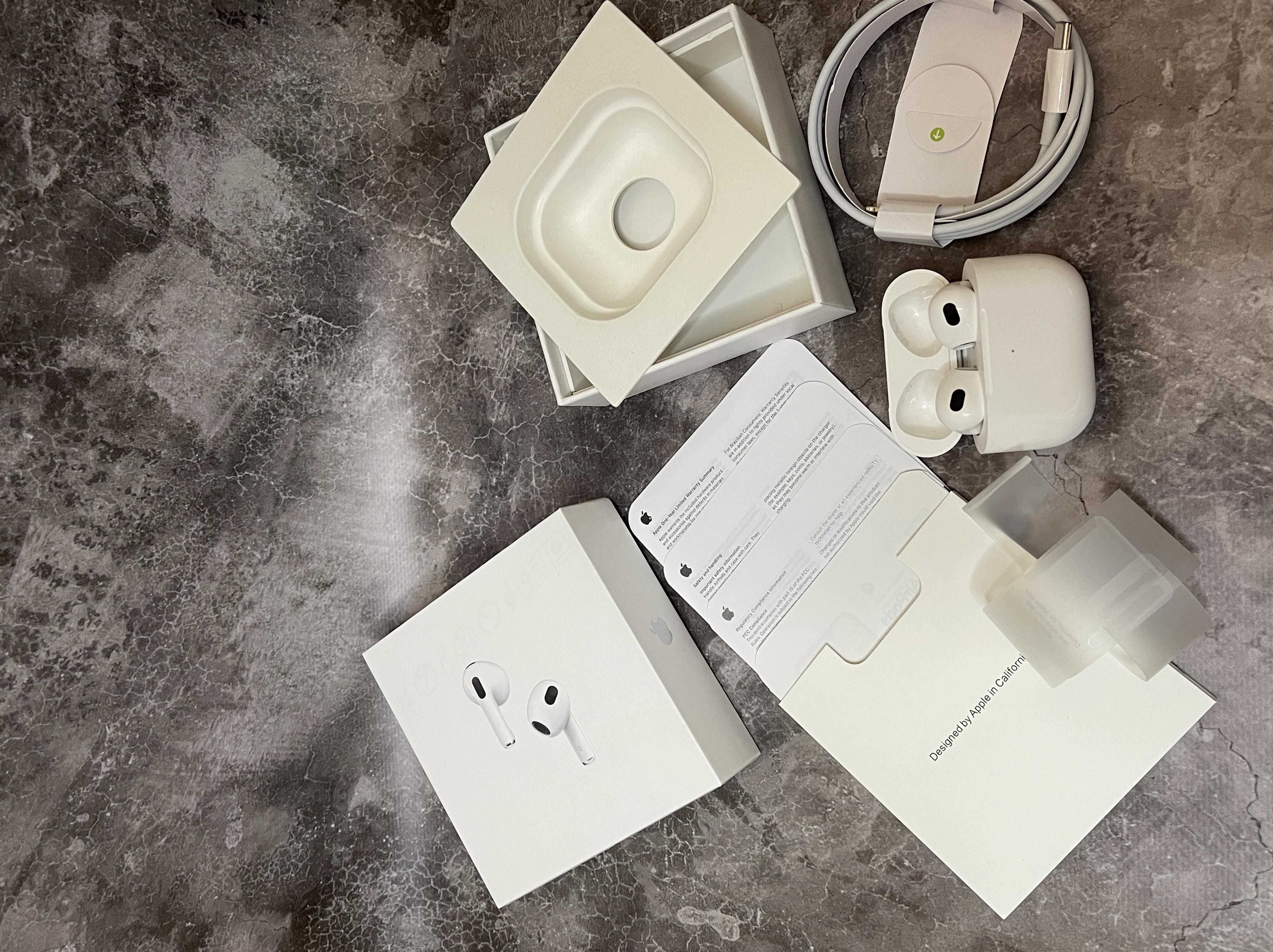 Навушники Apple Airpods 3 ЛЮКС якості. Чохол в подарунок