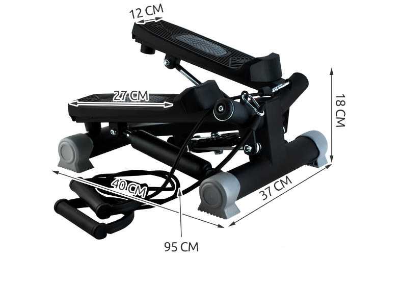 STEPPER DO ĆWICZEŃ steper skrętny z licznikiem LCD