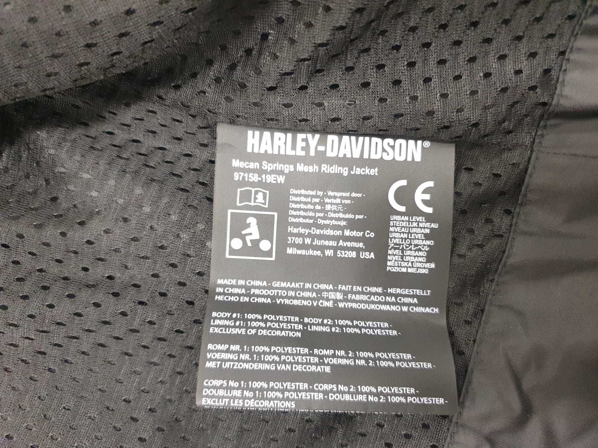 Harley Davidson rozm. L , letnia damska kurtka motocyklowa