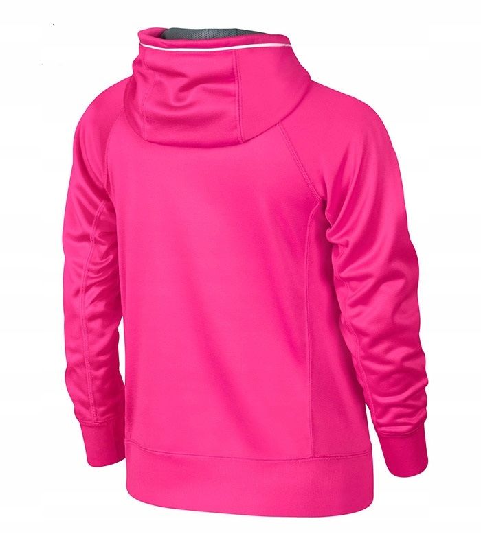 AF9833 Nike bluza z kapturem neonowy róż 156-166 cm XL