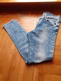 Spodnie jeansowe H&M, skin by, low waist