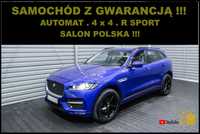 Jaguar F-Pace RSPORT + AUTOMAT + 4 x 4 + Salon POLSKA + Navigacja + Skóra !!!