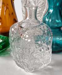 Piękne stare kolorowe szkło kolekcje butla