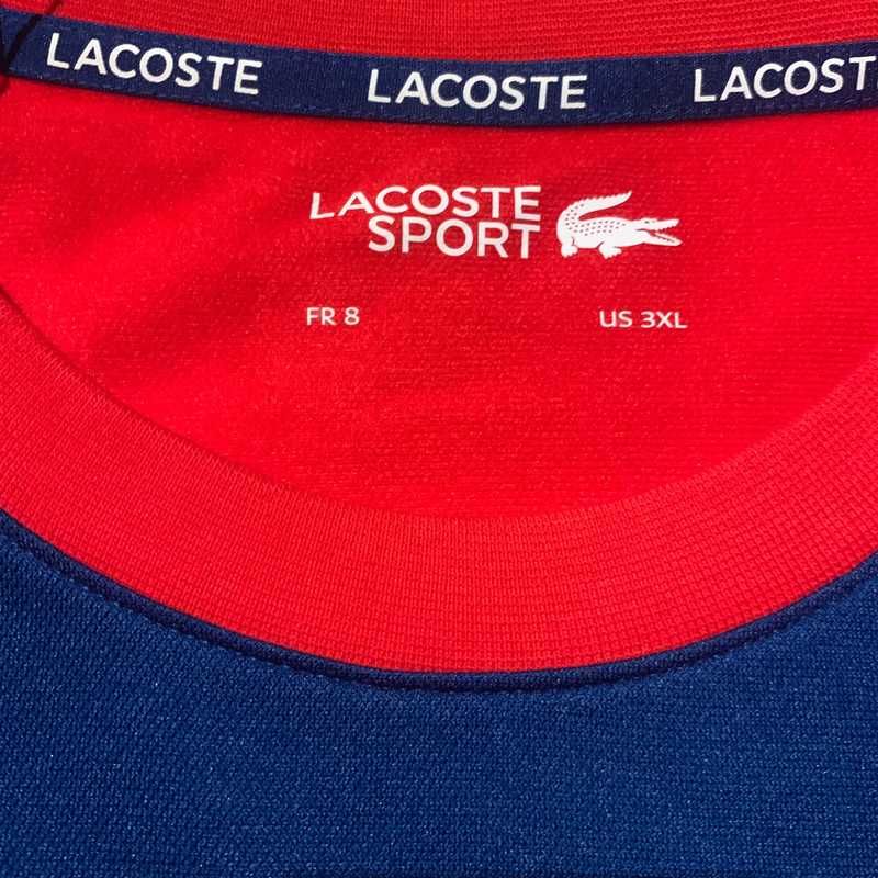 Lacoste Sweatshirt XXL Azul/Vermelho 10/10 - Streetwear