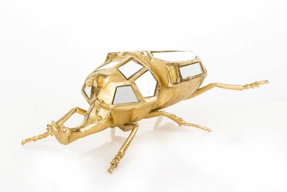 Figurka dekoracyjna chrząszcz skarabeusz żuk lustro Beetle Mirror