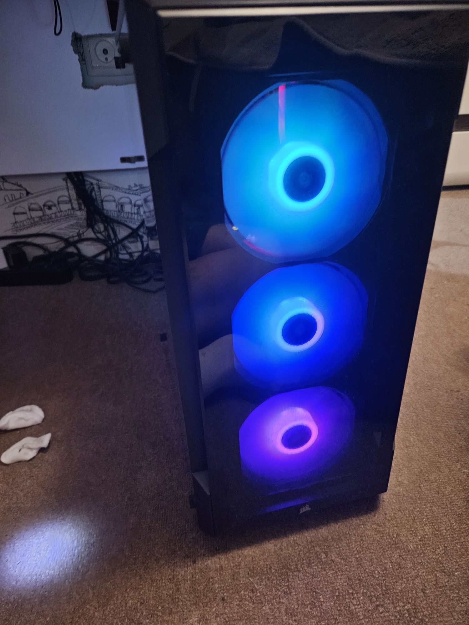 Корпус для пк Corsair  220T RGB Black