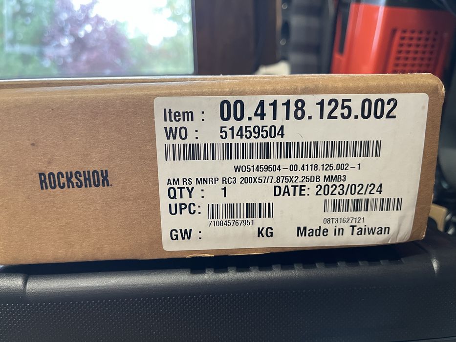 Damper 200x57 Monarch RC3