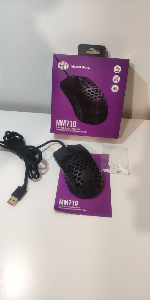 Rato Gaming - CoolerMaster MasterMouse MM710 Preto