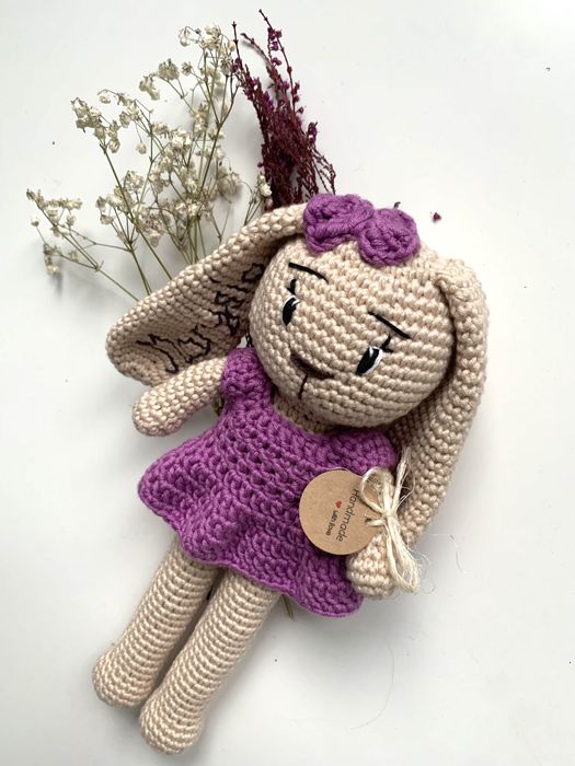 Królik na szydełku handmade