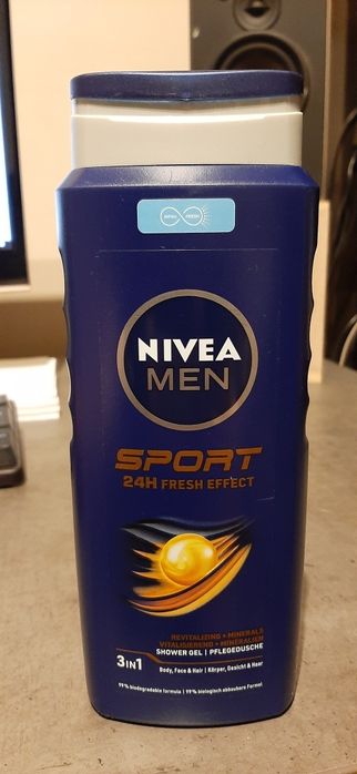 Żel pod prysznic nivea men sport