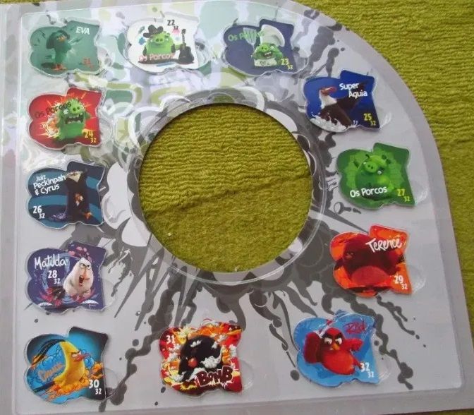 Angry Birds - 32 tazos