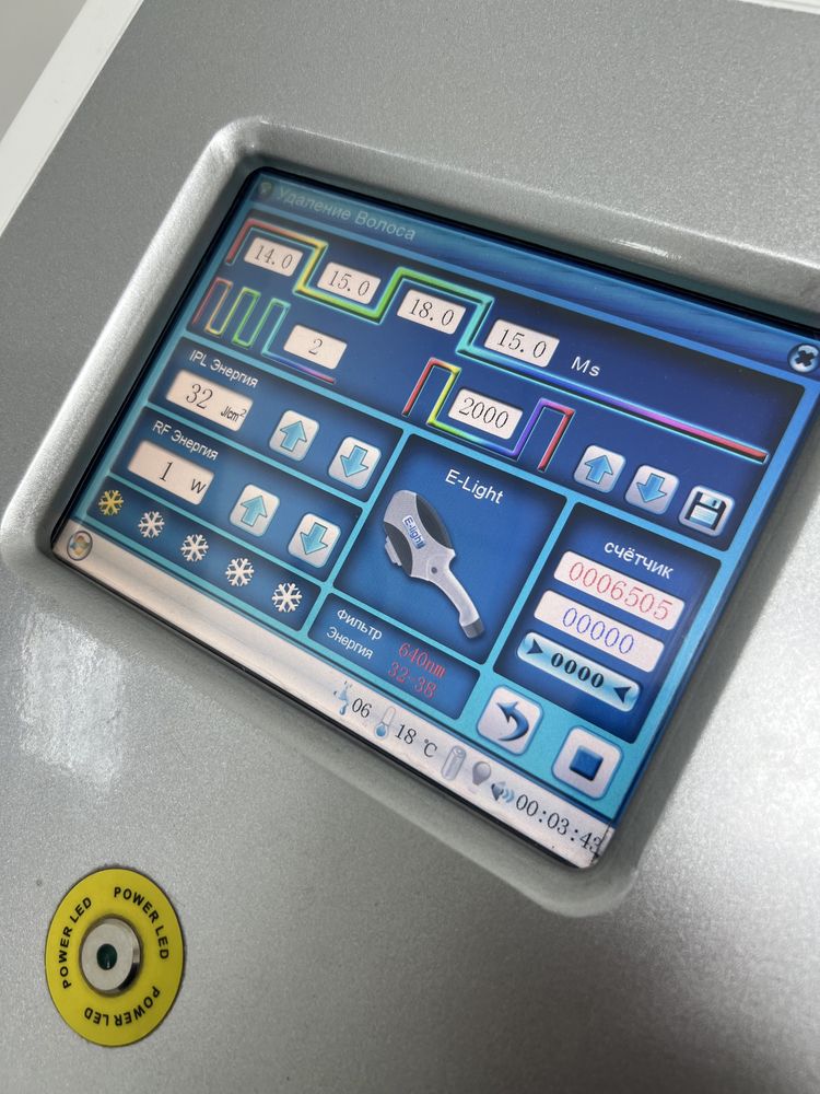 Аппарат лазерной эпиляции ELOS (IPL+RF) KES Med 130c
