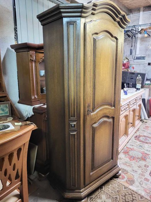 Szafa dębowa garderobiana 1 drzwiowa z Niemiec