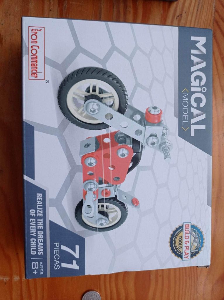 Magical model motor motocykl mały konstruktor lego technic