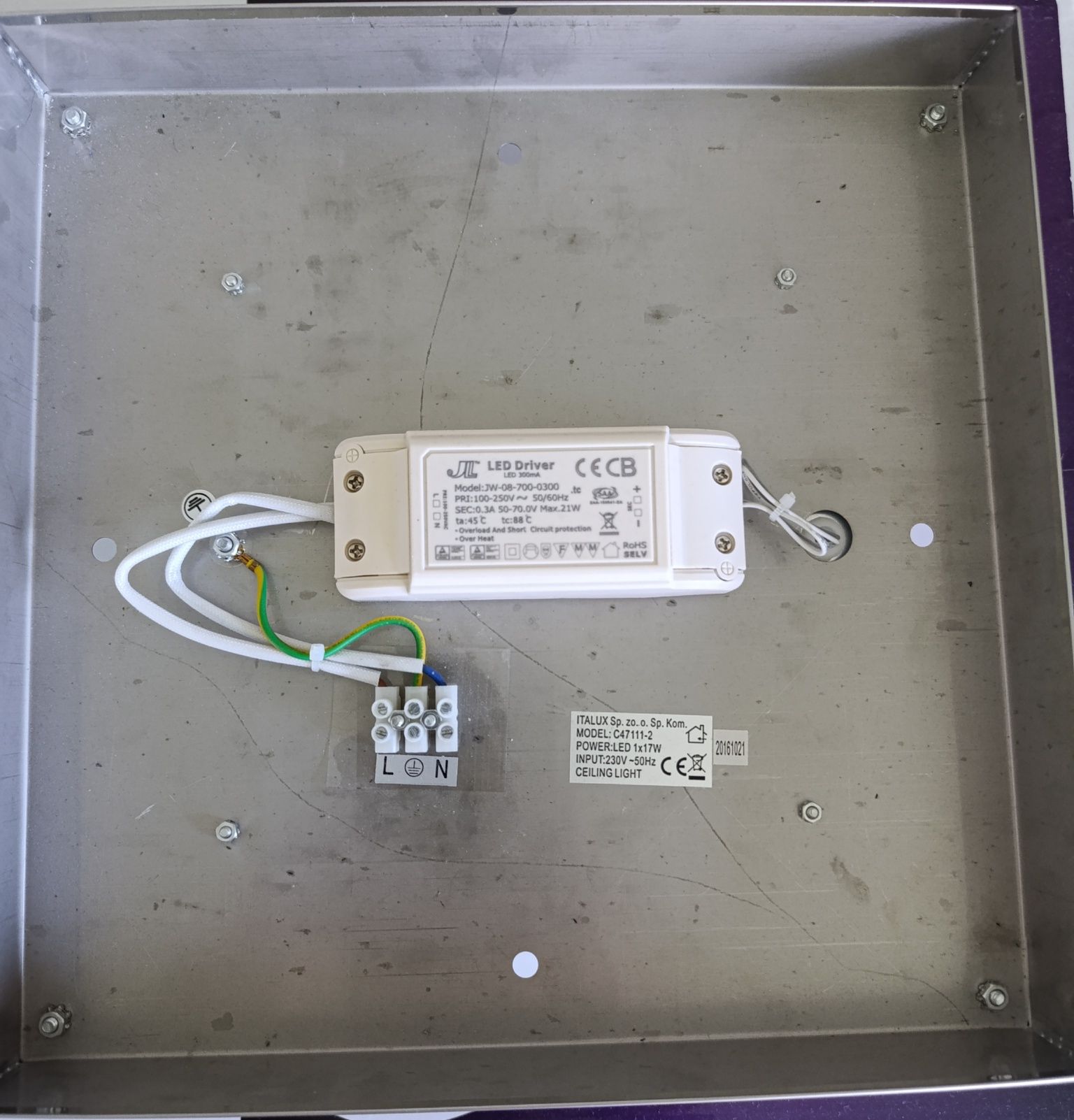 Plafon z kryształkami ITALUX C47111-2