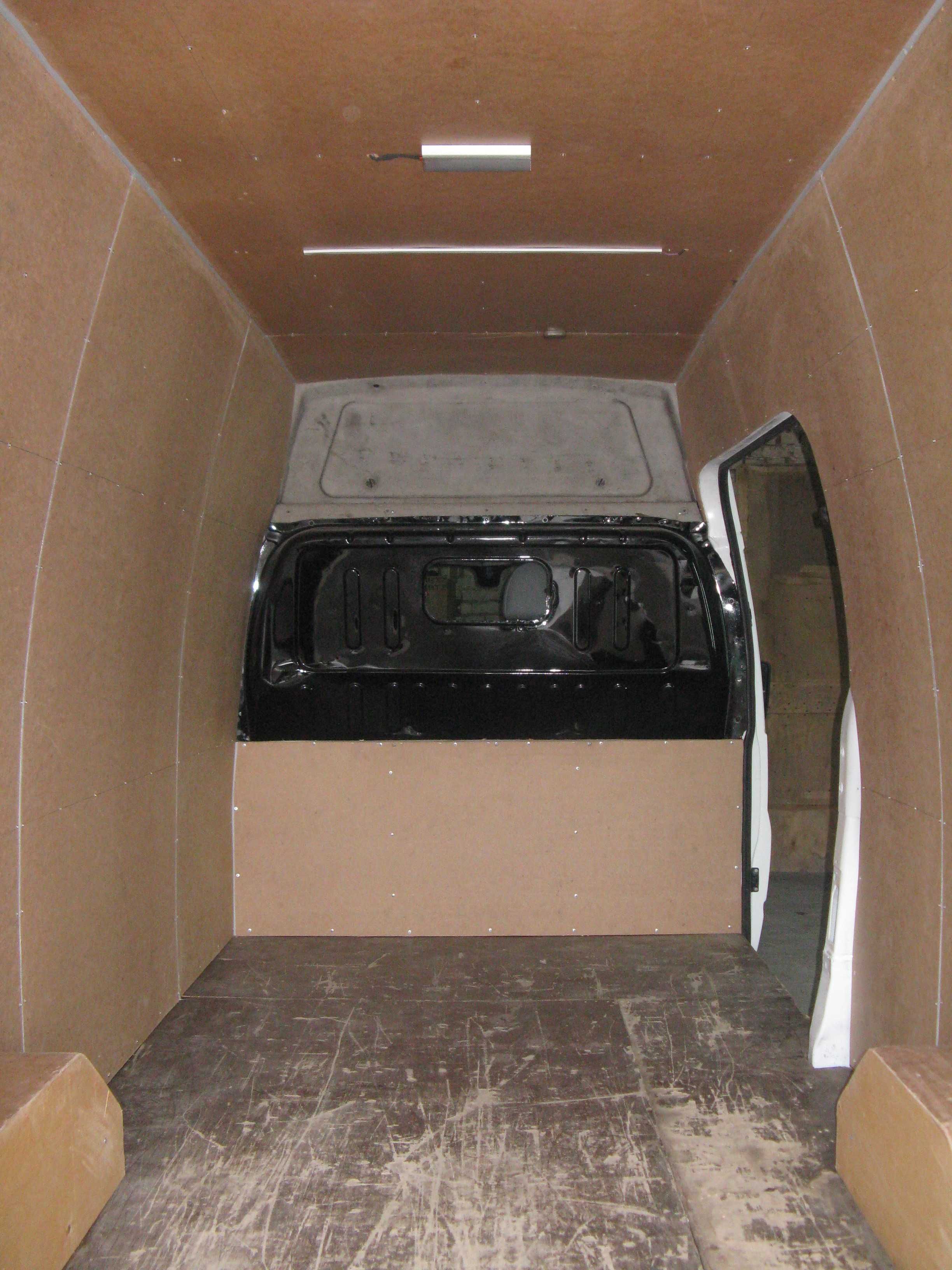 Обшивка багажник бус фанера, ДВМ, МДФ, алюміній, ковролін, резина