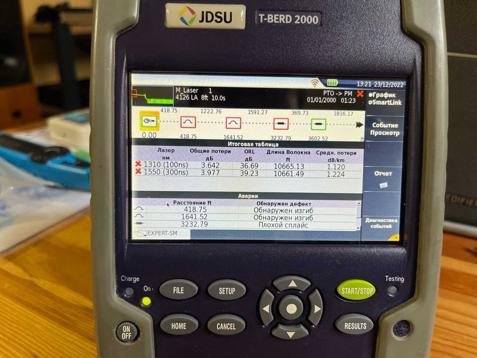 Рефлектометер JDSU (VIAVI) T-BERD 2000