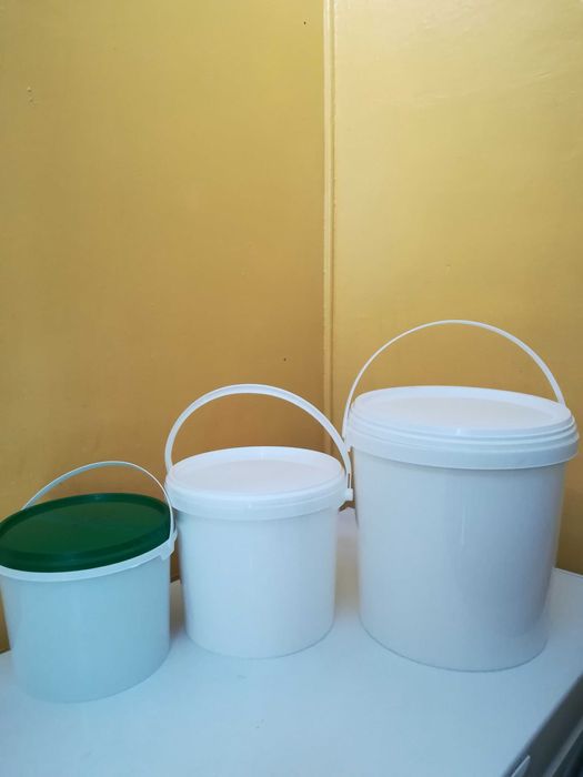Wiaderka z pokrywkami 10L,5L,3L