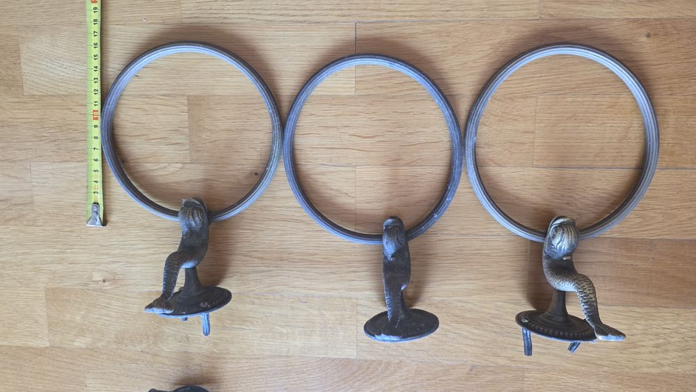 Toalheiros antigos, dourado, vintage,  art deco