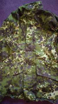 Wojskowa kurtka w duńskim kamuflażu M84 camo