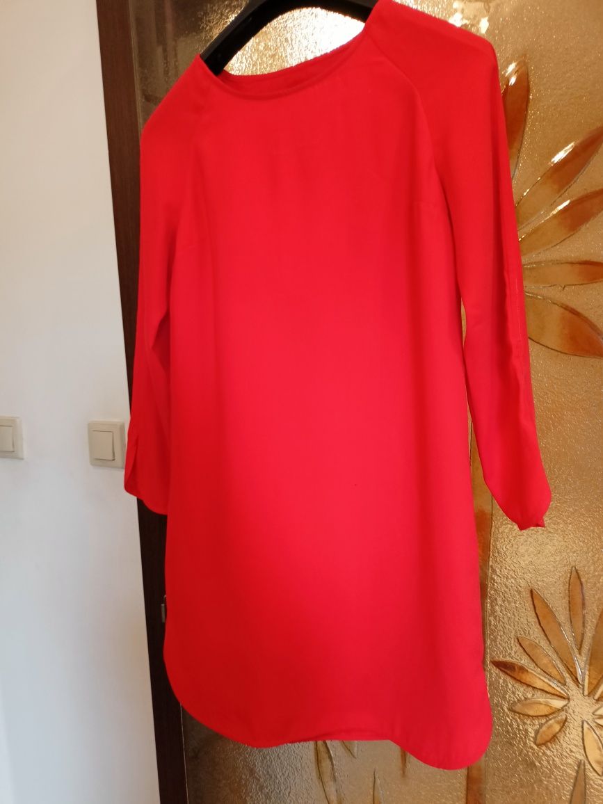 Sukienka czerwona Vero moda roz S