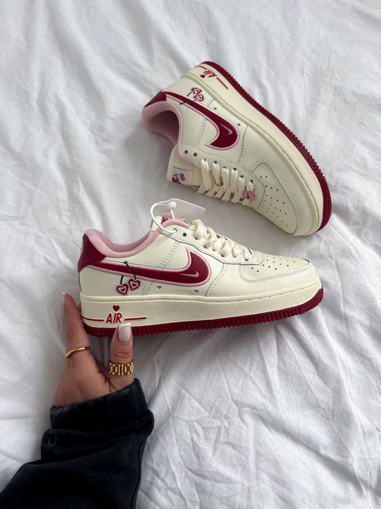 Кросівки Жіночі Nike Air Force 1 Low Cherry Premium