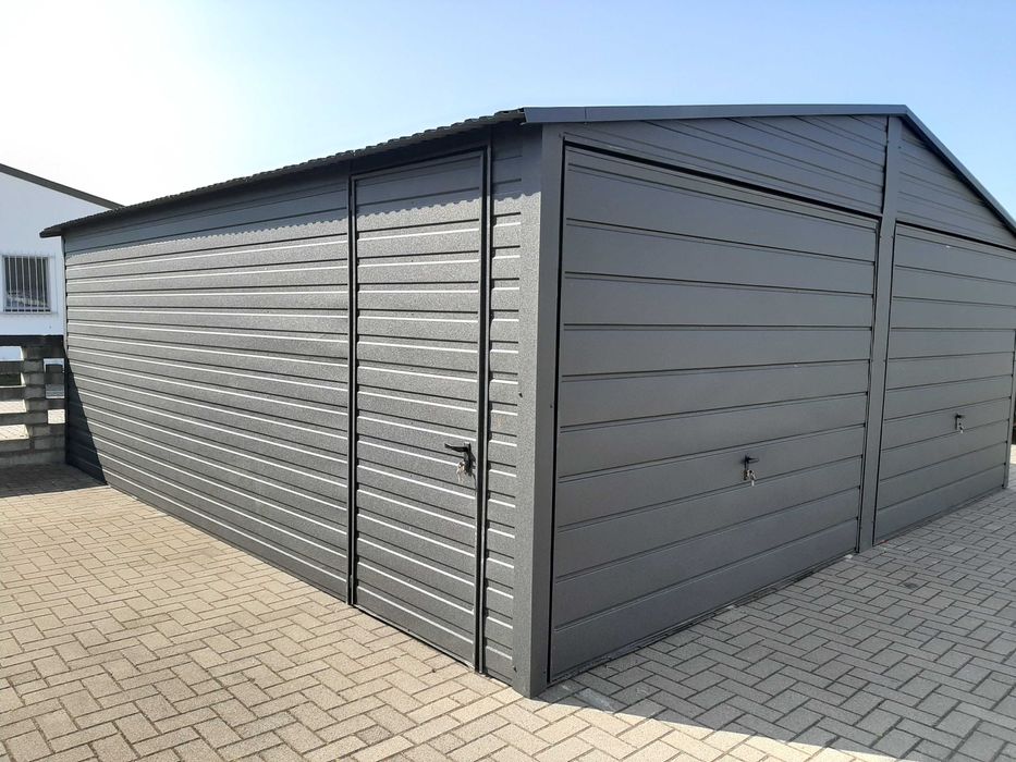 Garaż 6x5 w kolorze GRAFIT