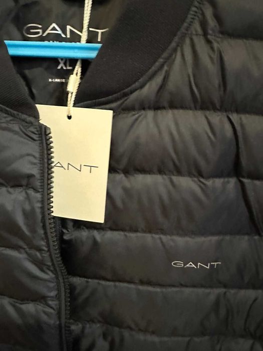 Куртка весняна чоловіча  ОРИГІНАЛ GANT L чорного кольлору