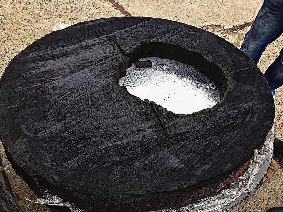 Морений дуб. Сляб дуба. Американський горіх. Слеб. Зріз. Спил. ДЗВОНИ