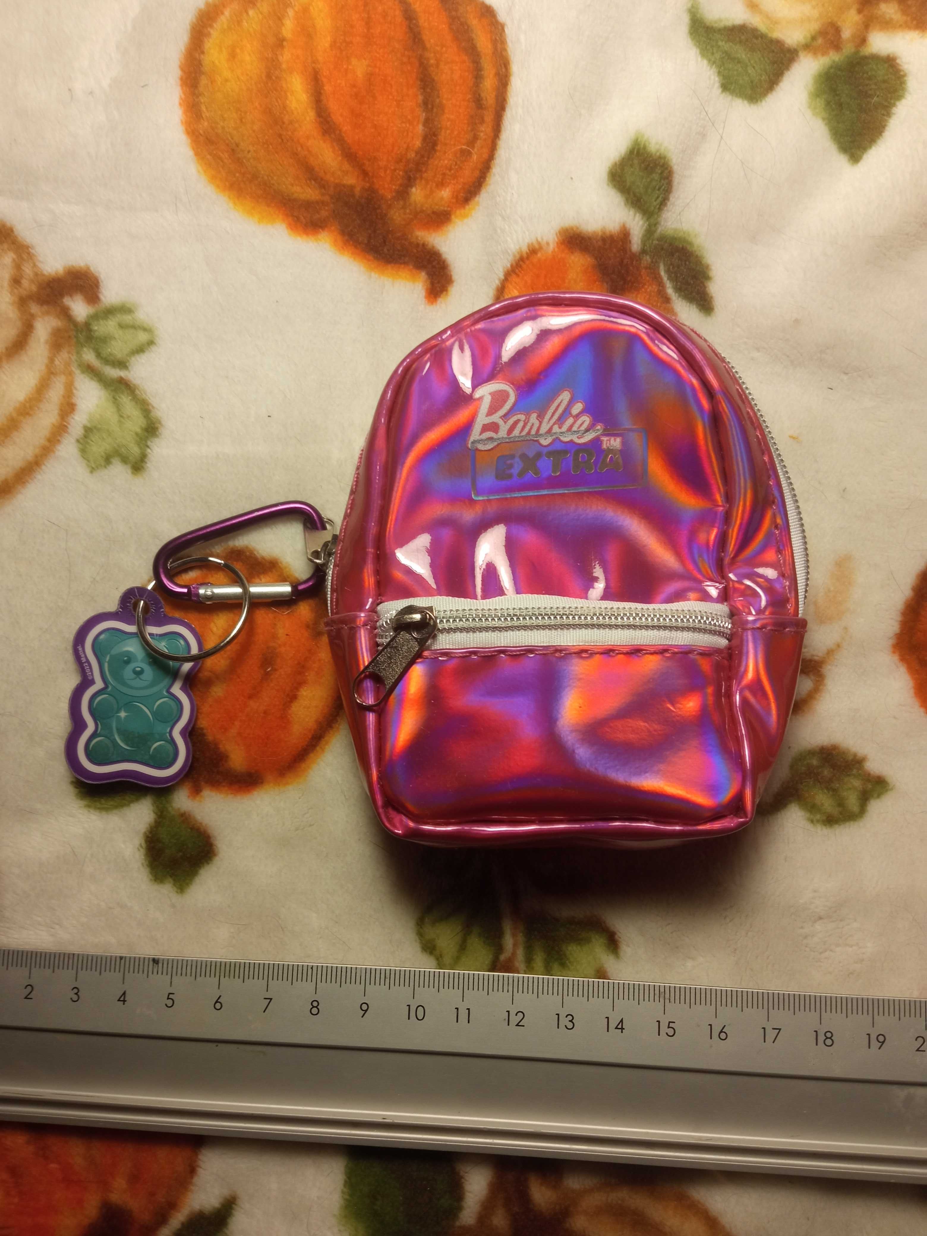 Mini plecak brelok breloczek barbie różowy