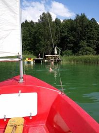 Dom nad jeziorem | plaża, domek jezioro wakacje | nie mazury