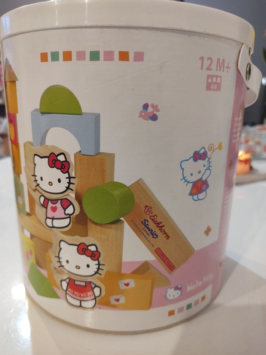 Klocki drewniane Eichhorn Hello Kitty