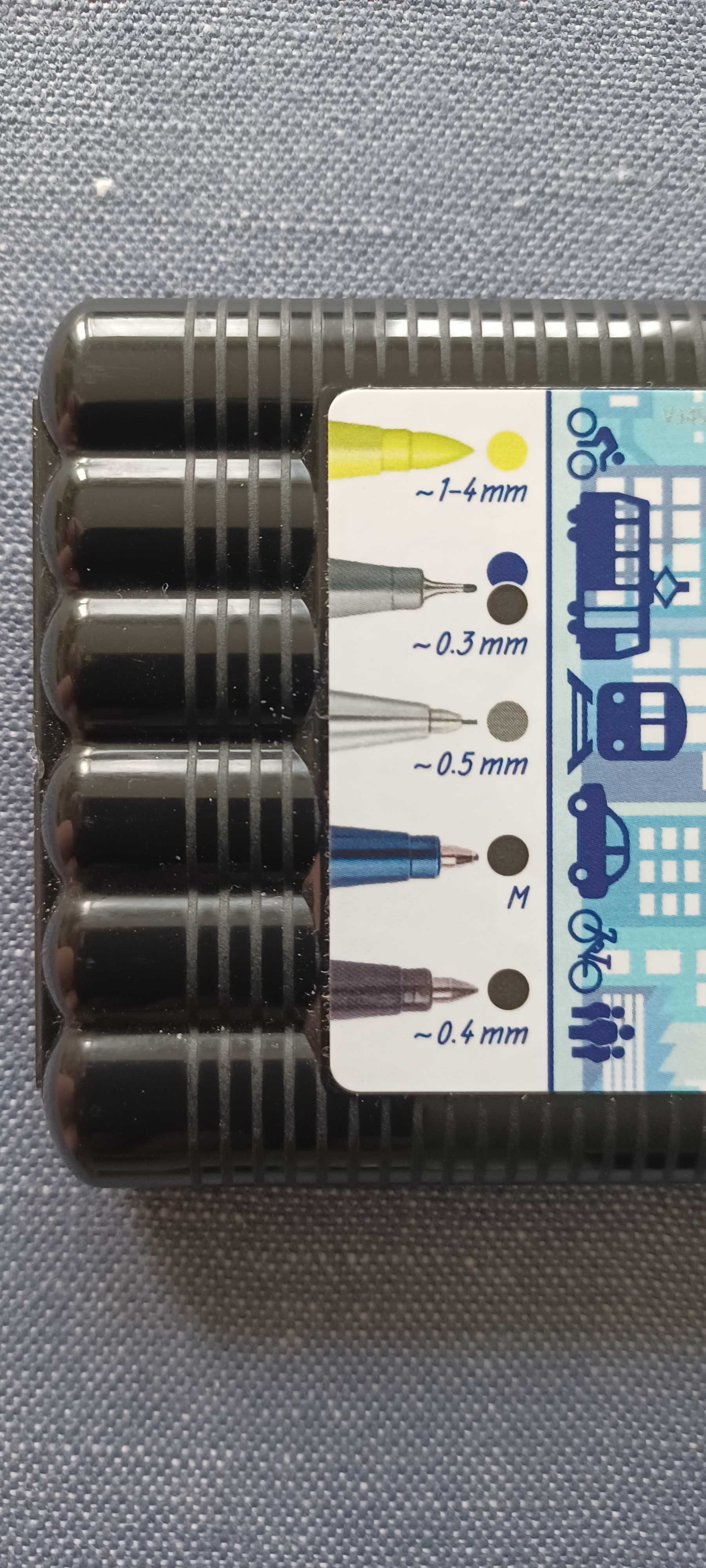 STAEDTLER TRIPLUS multi set, zest biurowy 6 elementów czarne etui Nowy